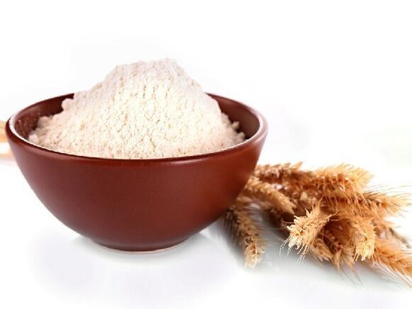 Wheat flour rejuvenates the skin