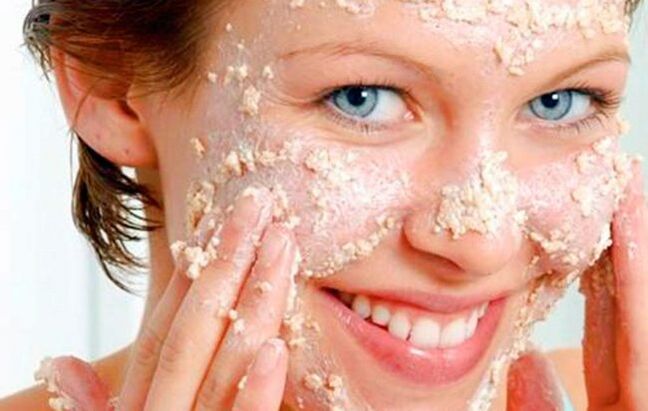 Applying an oatmeal mask will help skin tone and smooth. 