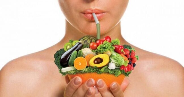Fruits and vegetables contain many vitamins that help rejuvenate the skin from the inside
